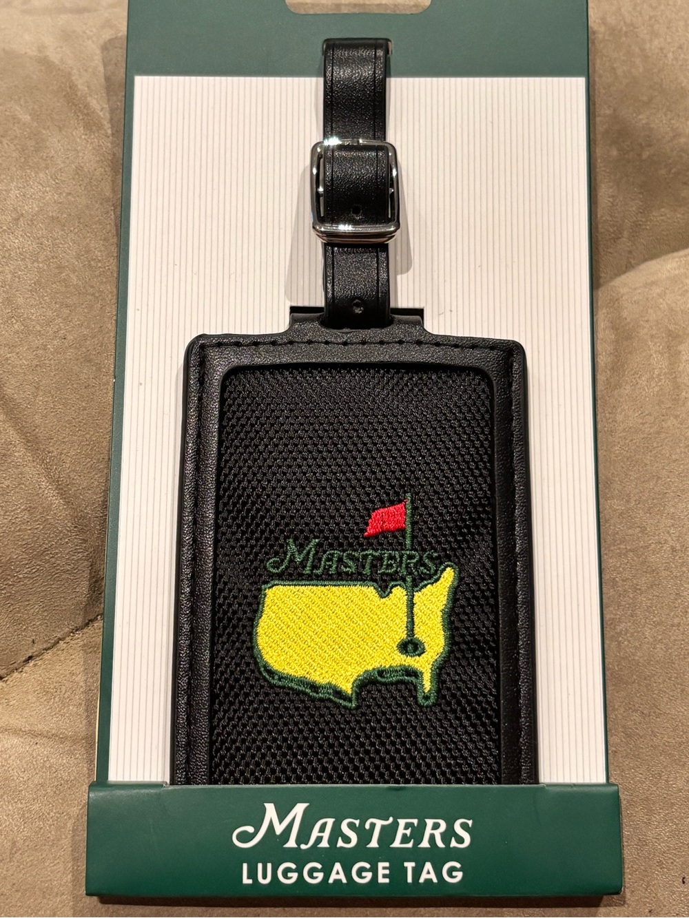 Masters Black Luggage Tag
